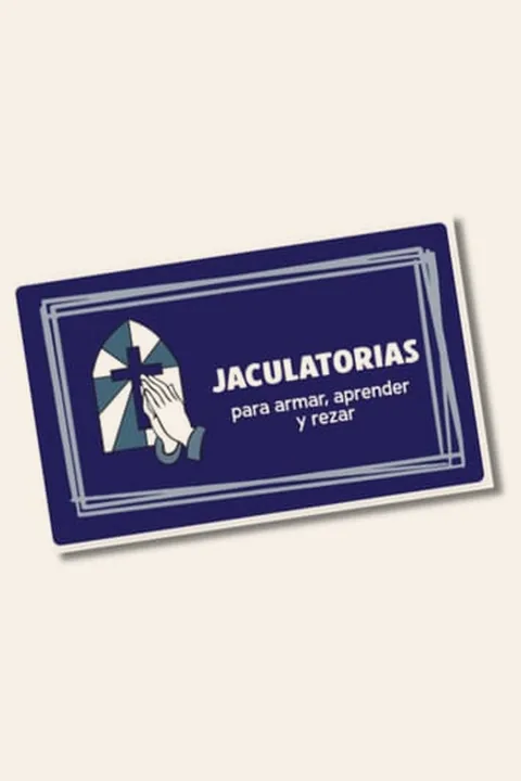 Tapa de Jaculatorias para armar, aprender y rezar